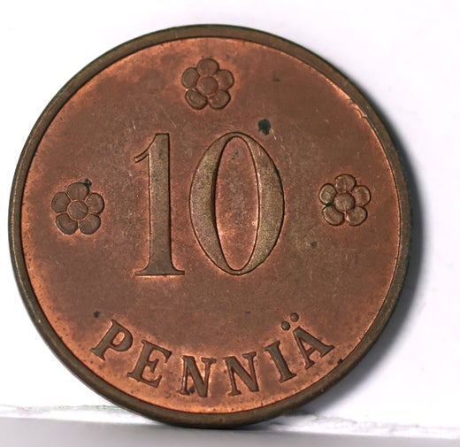 10 penni&auml; 1928 ( 01 )