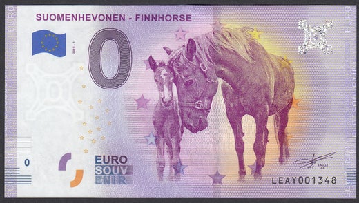 0 euro  -  Suomi - Finland -Suomenhevonen
