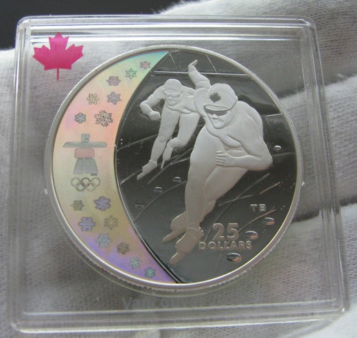 Kanada 25 Dollars 2009 Speed skating - Vancouver 2010 KM-907 ( PROOF )